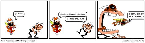 Fake Peppino And Mr Orange Comics Comic Studio