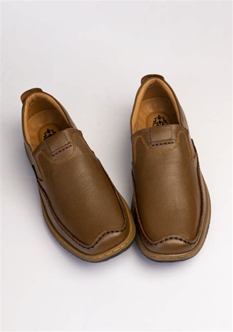 Men's Classic Leather Brown Shoes – Amir Adnan