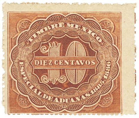 Mexico Revenue Stamp 1886