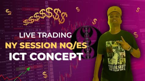 Live Day Trading Future Nq Es Ict Concept Youtube