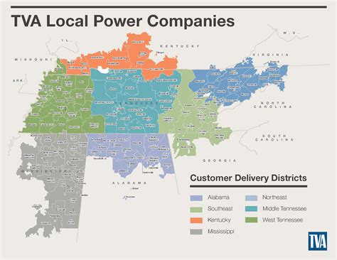 Navigating The Power Grid: A Comprehensive Look At The TVA Map