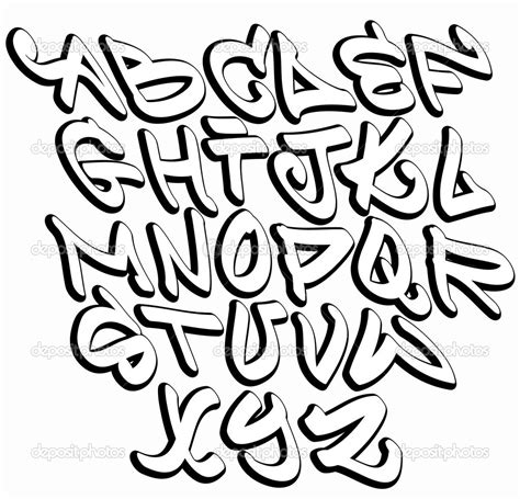 Drawing Graffiti Letters | Free download on ClipArtMag