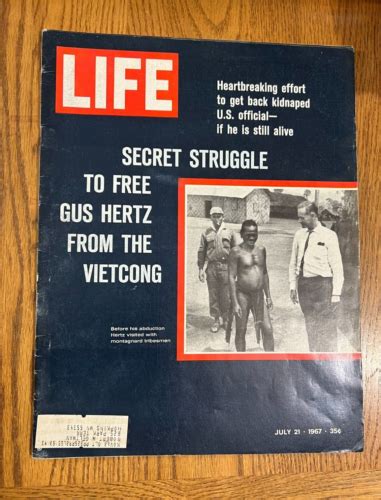 Vintage July 21 1967 Life Magazine Vietcong Prisoner Gus Hertz Cover