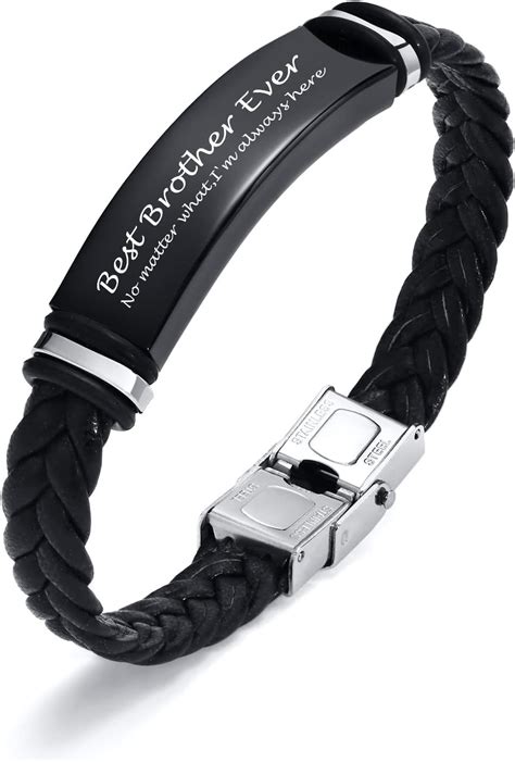 Amazon Mealguet Personalized Gift For Brother Braided Leather