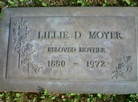 Lillie Drusilla Moyer Memorial Find A Grave