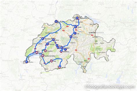 Guía de viaje a Suiza Fotografiando Viajes