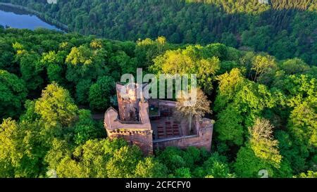 Saar Loop And Castle Montclair Near Orscholz 18 10 2012 Aerial View