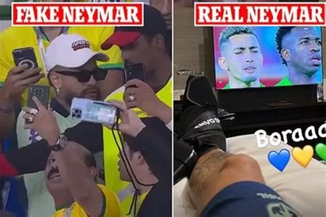 Aksi Neymar Palsu Di Piala Dunia Qatar Bikin Heboh Suporter Negeri