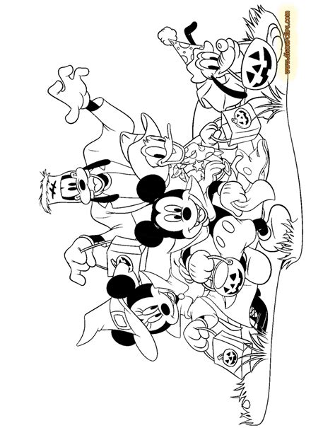 Disney Halloween Coloring Pages 5