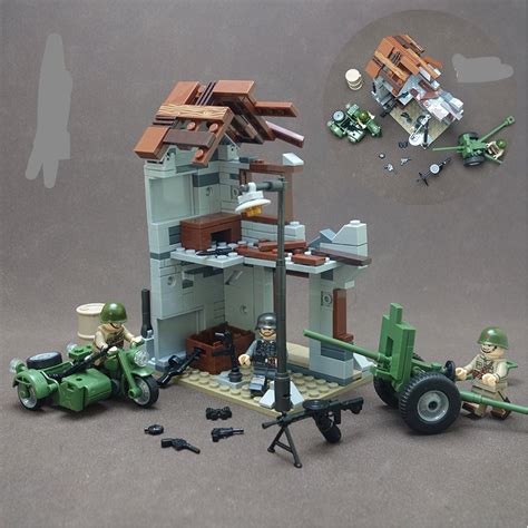 The Battle of Berlin Soviet Union Defeat German army Minifigures Lego Compatible WW2 Sets