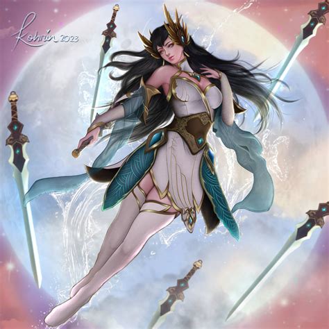 Irelia Divine Sword Theme Artwork by Kohrin-Reema on DeviantArt