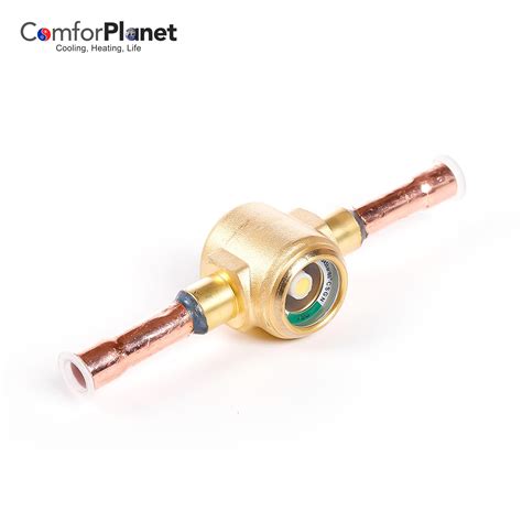 Brass Sight Glass Sg Refrigerant Sight Glass Screw Mount For Refregrationair Conditioning