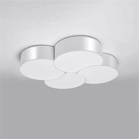 Luminárias de teto moderno de PVC 8 lichtbronnen L 78 x H 11 5 cm