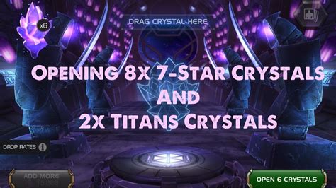 Opening 8x 7 Star Crystals And 2x Titans Crystalsmcoc Youtube