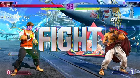 Street Fighter 6 Luke Vs Ryu Gameplay No Commentary Youtube