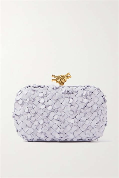 Bottega Veneta Knot Intrecciato Leather Clutch Net A Porter