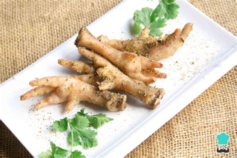 Patas de pollo al horno con limón Patitas de pollo asadas