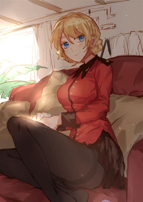 Rule 34 Blonde Hair Blue Eyes Darjeeling Girls Und Panzer Highres Military Military Uniform