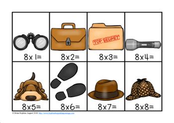 Detective Multiplication Race By Brian Hopkins TpT