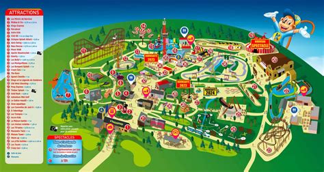 Plan Du Parc Kingoland Parc D Attractions Bretagne Le Grand Parc D