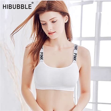 Hibubble Yoga Top Sport Bra Chatacter Printed Push Up Bra Fitness Women