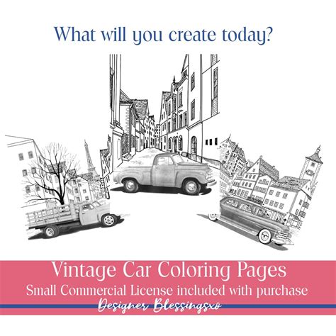 Vintage Truck Coloring Pages, Chevy Truck Coloring Page, Grayscale ...