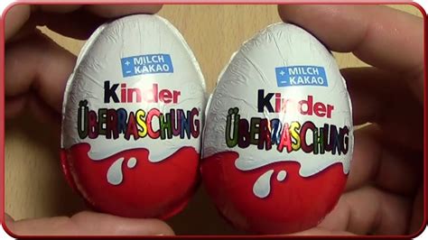 Kinder Berraschung Eier Unboxing Berraschungseier Youtube