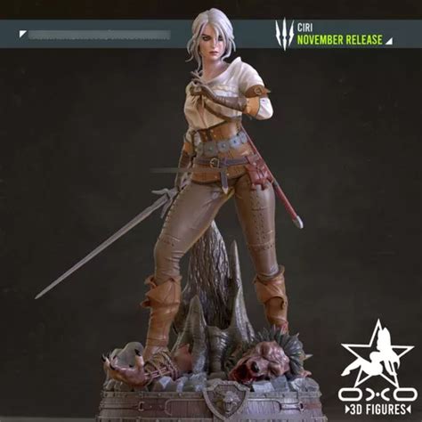 Archivo Stl Impresión 3d The Witcher Ciri Nsfw Oxo Cuotas sin