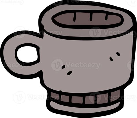 Cartoon Doodle Coffee Mug 36484591 Png