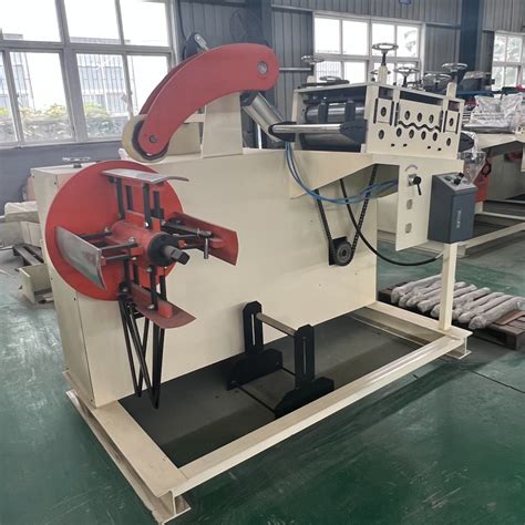 Two In One Metal Coil Decoiler Straightening Servo Feeder Machine For