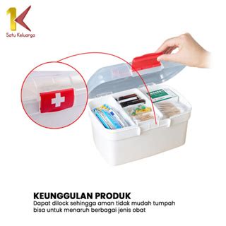 Jual Satu Keluarga Kotak P3K First Aid C832 Medicine Box Organizer