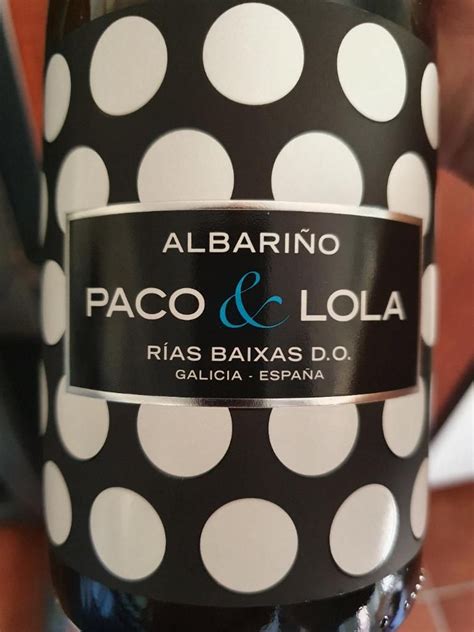 2020 Paco Y Lola Albariño Rías Baixas Spain Galicia Rías Baixas