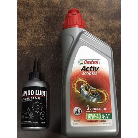 Castrol Activ Scooter W Gear Oil Shopee Philippines