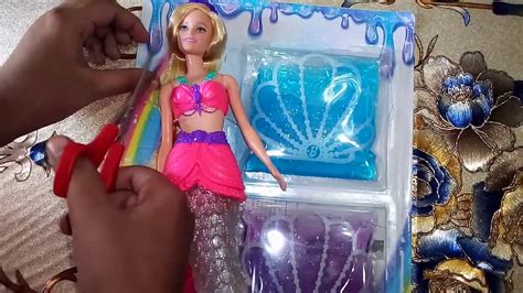 Unboxing And Review Of Barbie Dreamtopia Slime Mermaid Doll Youtube