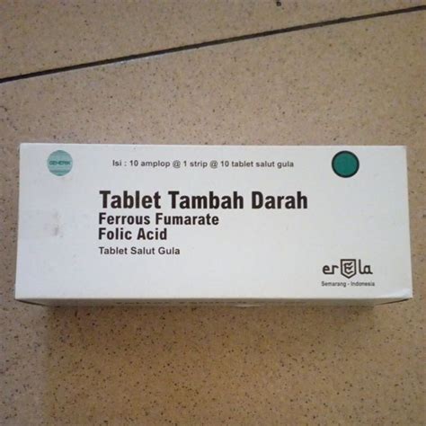 Jual Tablet Penambah Darah Erela Strip Shopee Indonesia