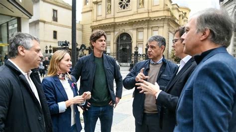 Jorge Macri Y Martín Lousteau Compartieron Una Actividad De Campaña A