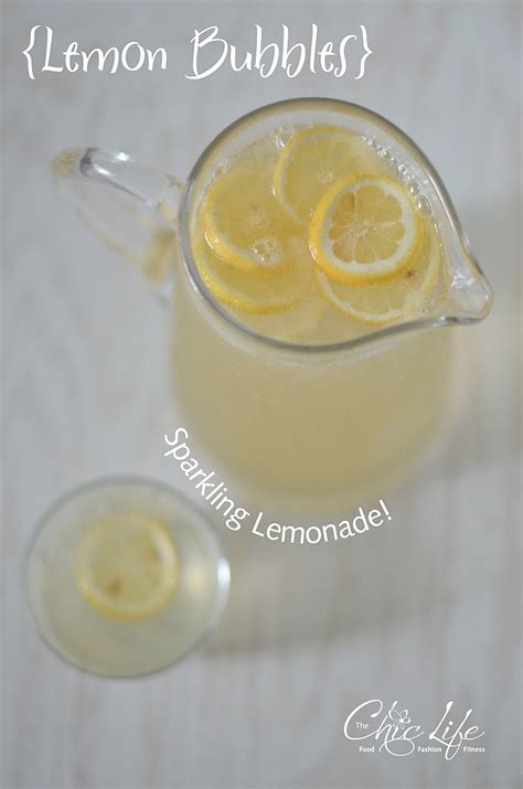 Easy Sparkling Lemonade Recipe - The Chic Life