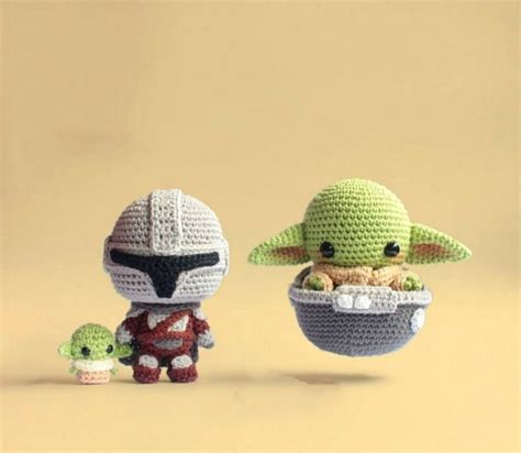 Receita Baby Yoda Mandalorian Amigurumi Elo