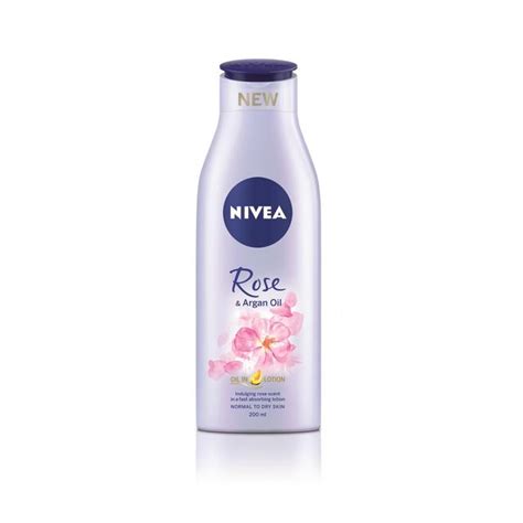 Nivea Body Lotion Rose And Argan Oil Fast Absorbing 200ml From Ocado