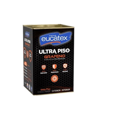 EUCATEX ACRILICA ULTRA PISO GRAFENO CINZA 18L Petrotintas