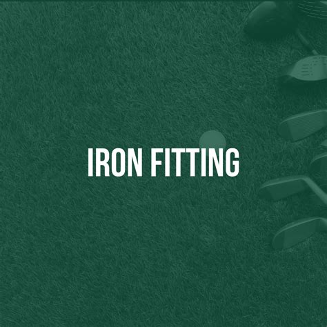 Iron Fitting - Modern Golf