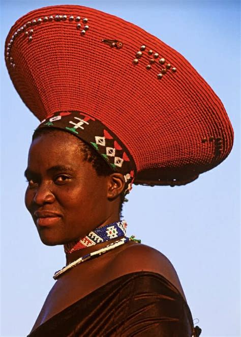 Zulu Headdress African People Zulu Women Zulu Bride