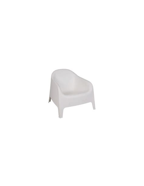 Sillón SUNNY apilable polipropileno blanco