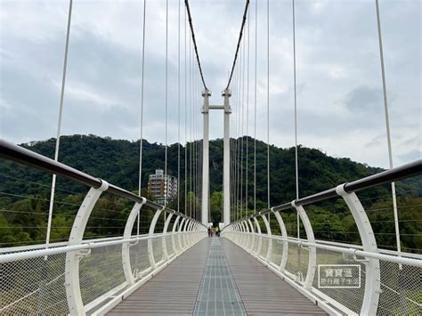 桃園大溪新景點｜大溪中庄吊橋，全國最長的懸索式吊橋，連接大漢溪兩岸自行車道，順遊山豬湖生態親水園區 寶寶溫旅行親子生活