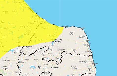 Inmet Emite Alerta De Chuvas Intensas Em 37 Cidades Do Rn Veja Lista