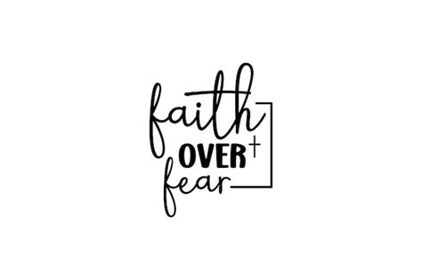 Premium Vector Faith Over Fear