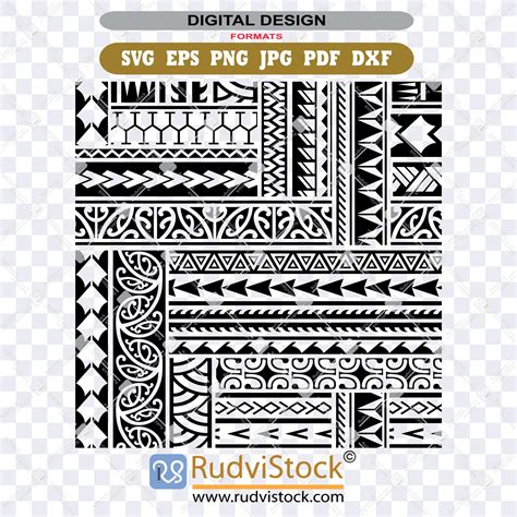 Polynesian patterns background designs - Rudvistock