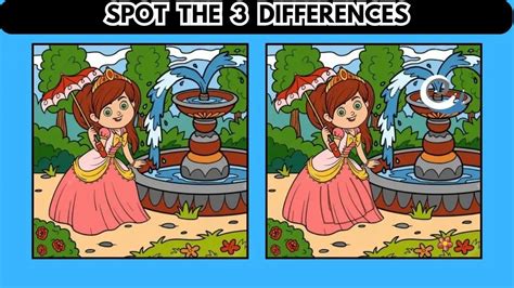 Brain Teaser Spot The Difference Game Can You Find The 3 Differences