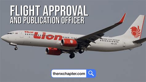 Thai Lion Air เปิดรับ Flight Approval And Publication Officer ทำงานที่