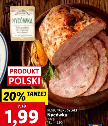 Nycówka Regionalne Szlaki 20 TANIEJ promocja Lidl Ding pl